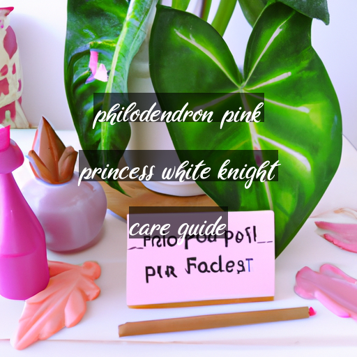 philodendron pink princess white knight care guide